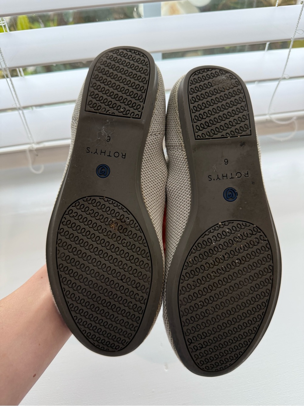 Beige Rothy’s flats - Picture 2 of 5